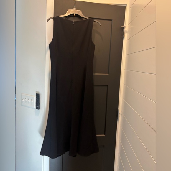 Theory Sleeveless Mermaid Mid Crepe Dress Black Sz 6 NEW NWT - Picture 7 of 11